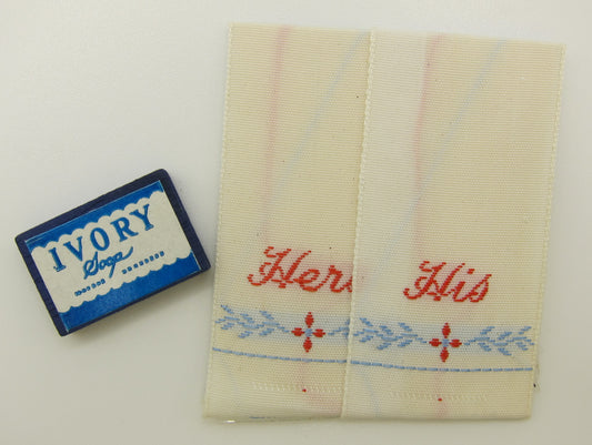His & Hers Towels And Ivory Soap PAT1441