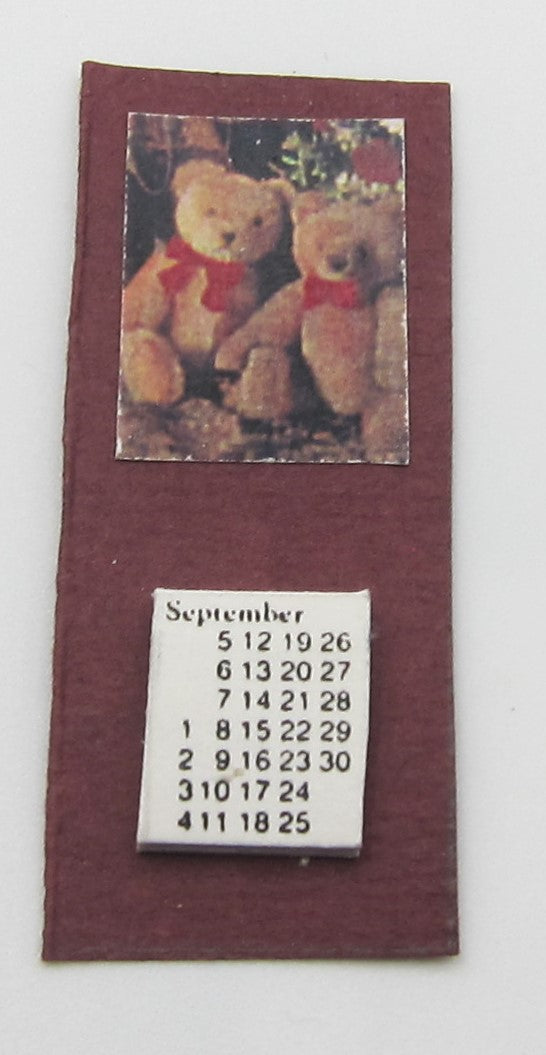 A Bear Calendar PAT1709