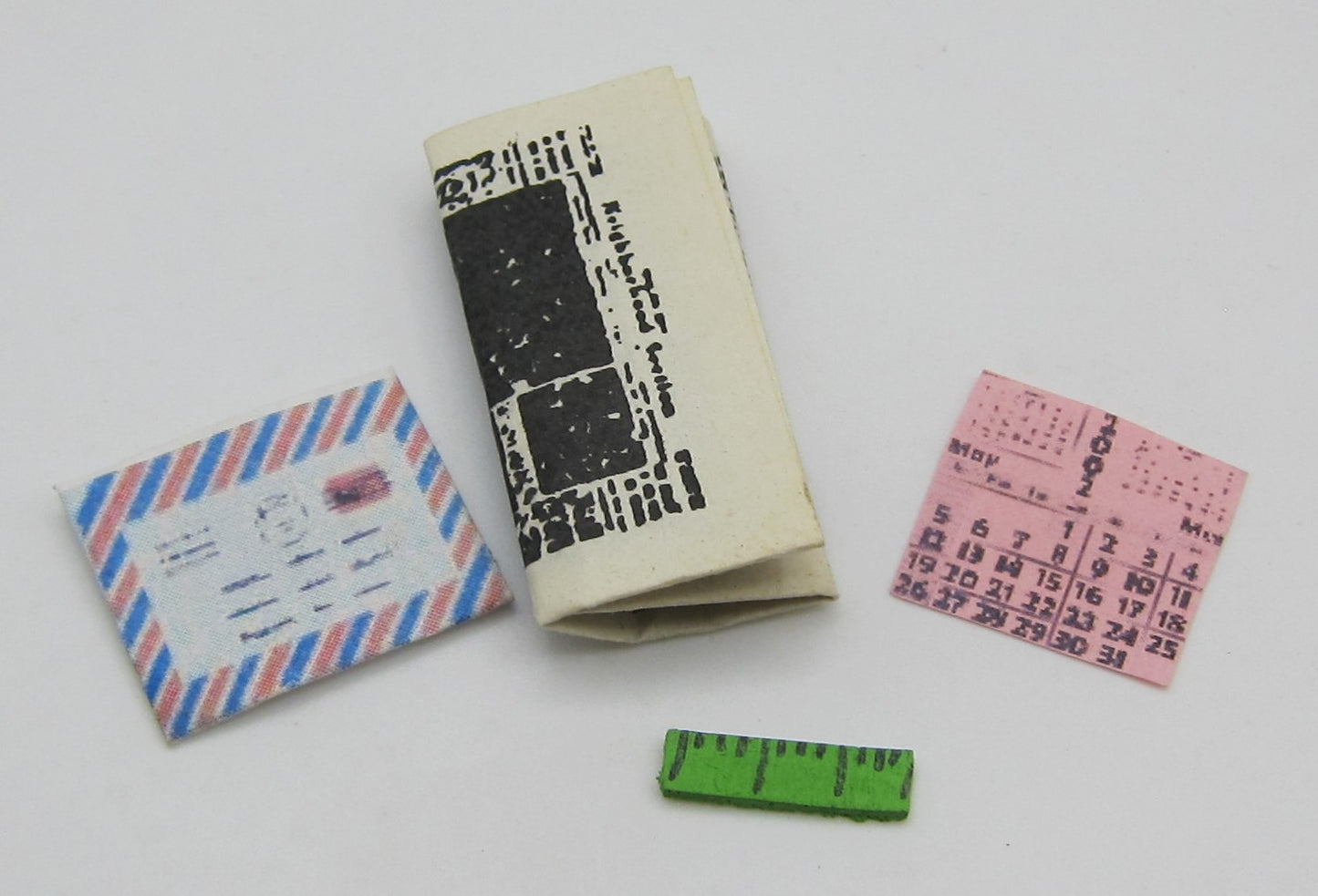 A Newspaper, Envelope & Ruler PAT1746