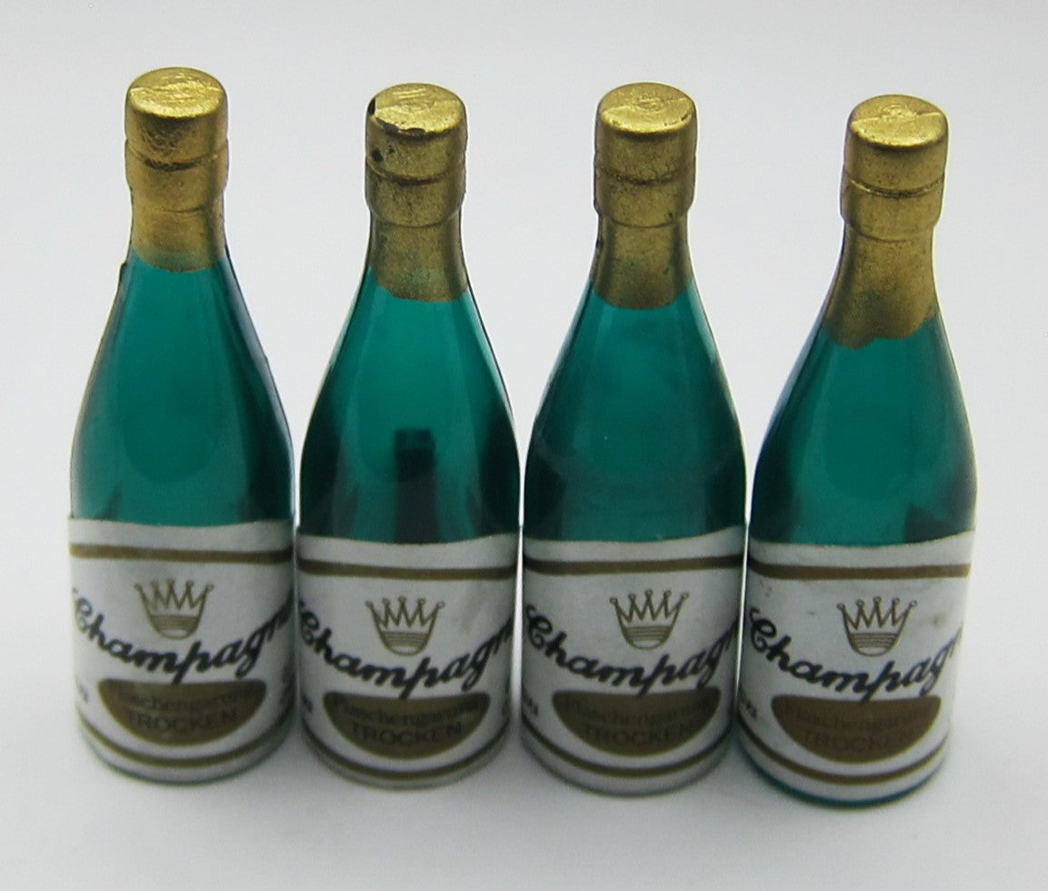 4 Large Wine Bottles PAT1748