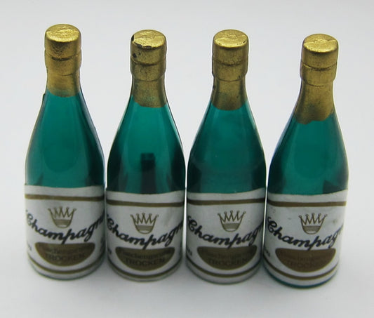 4 Large Wine Bottles PAT1748