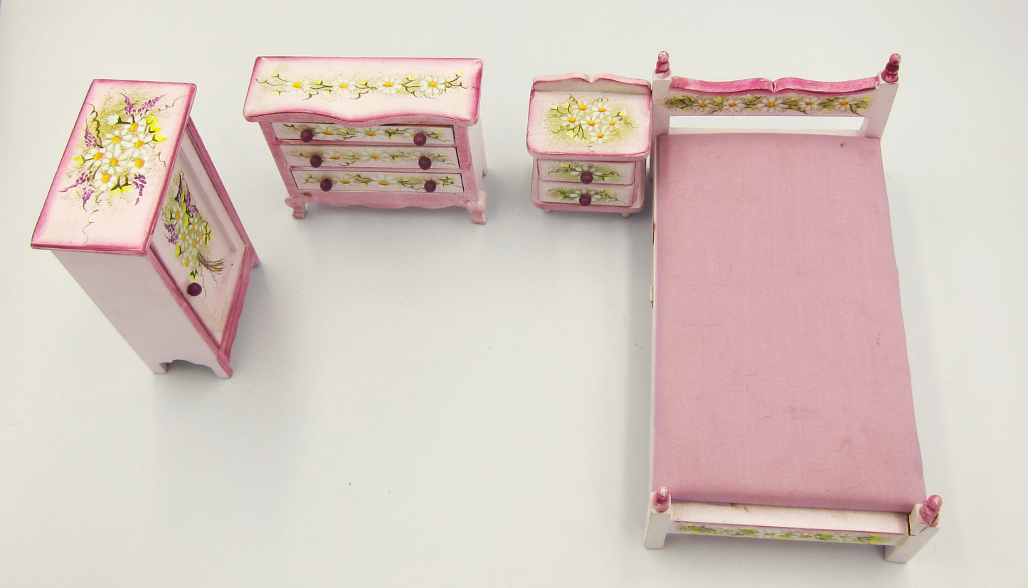 PAT947 Pink Bedroom Set