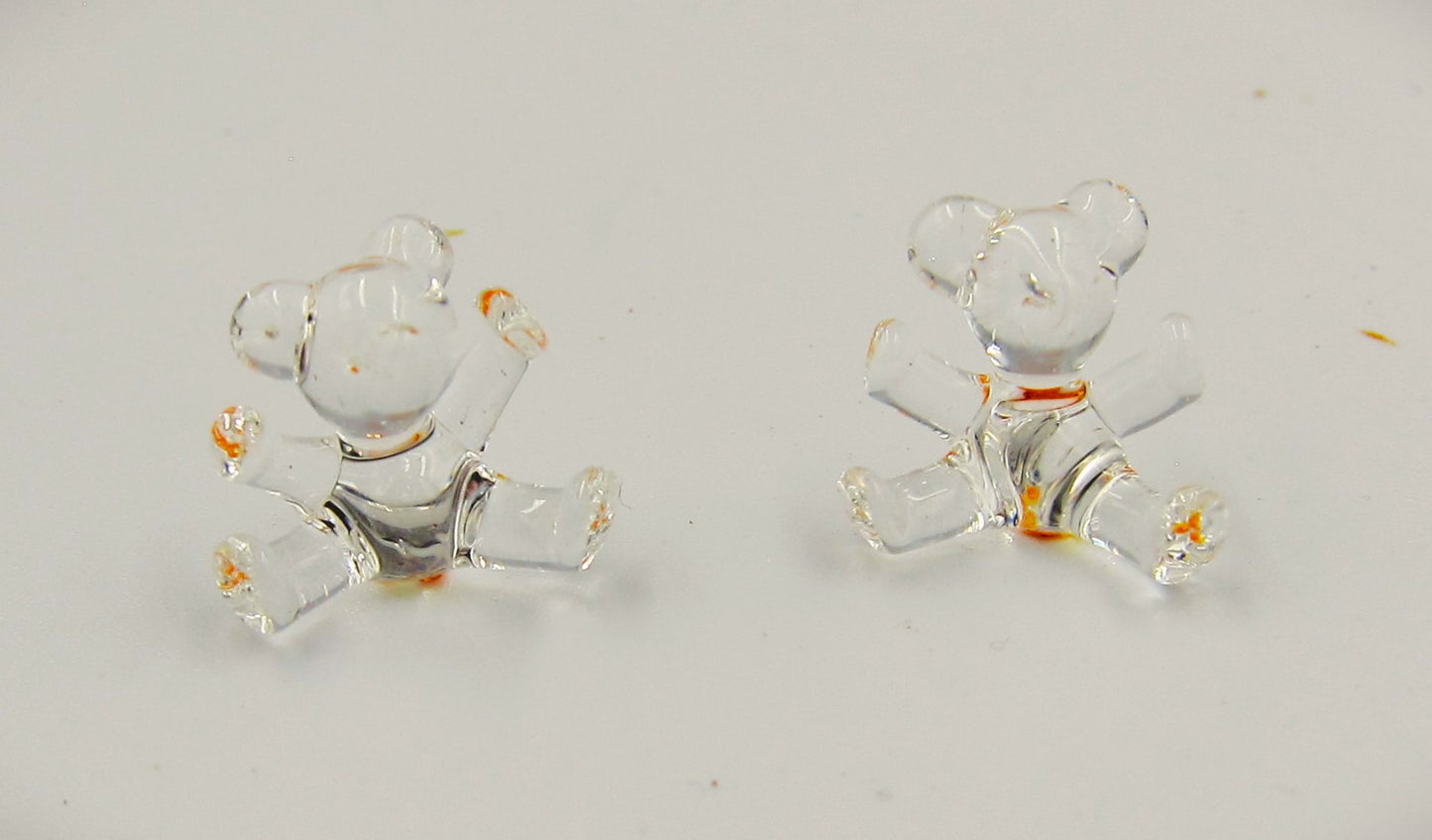 PAT987 Glass Teddy Bears
