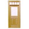Traditional Door with Fanlight HW6018