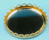 Round Brass Mirror Tray MUL3744