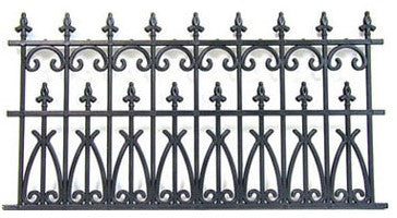Fence Ornate Black Fence NWC100