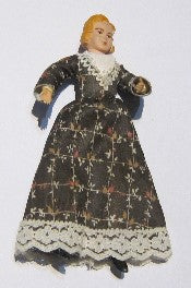 Woman in Brown Dress PAT723