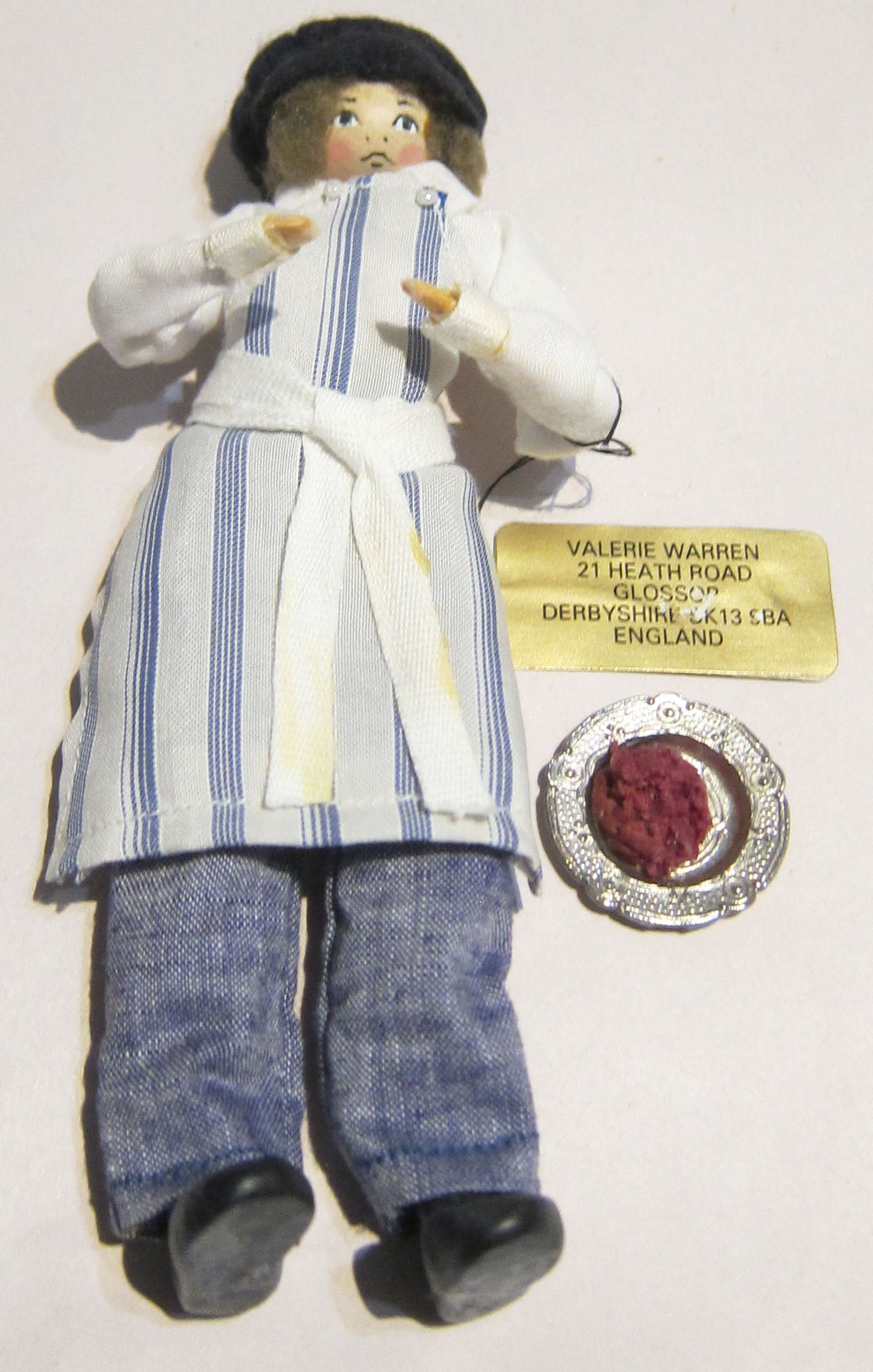 Butcher with Silver Tray PAT764