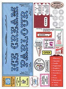 Ice Cream Parlor Signs RFS103