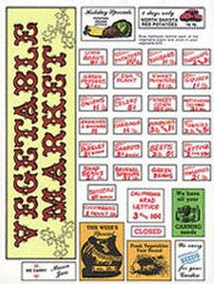 Vegetable Market Sign RFS105