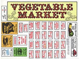 Vegetable Market Sign RFS105