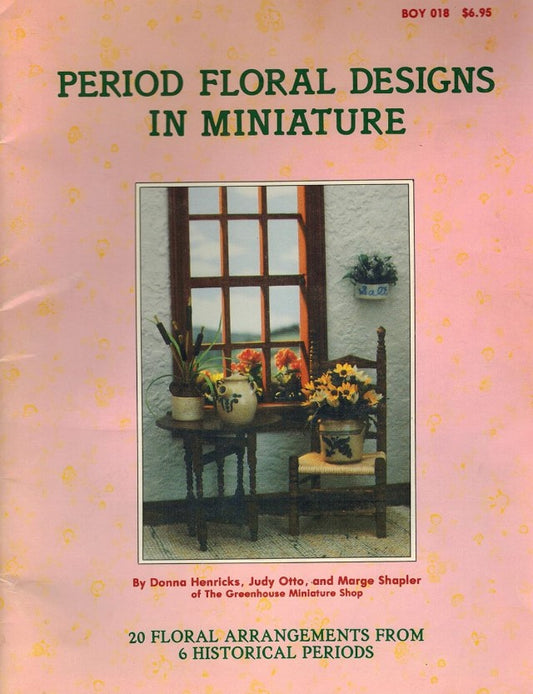 Period Floral Designs in Miniature Book - BOY018