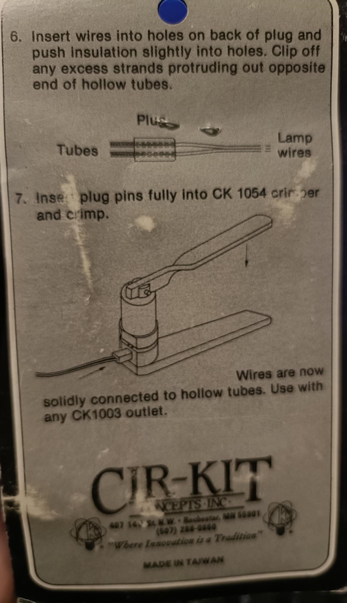 Hollow Plug crimper CK1054