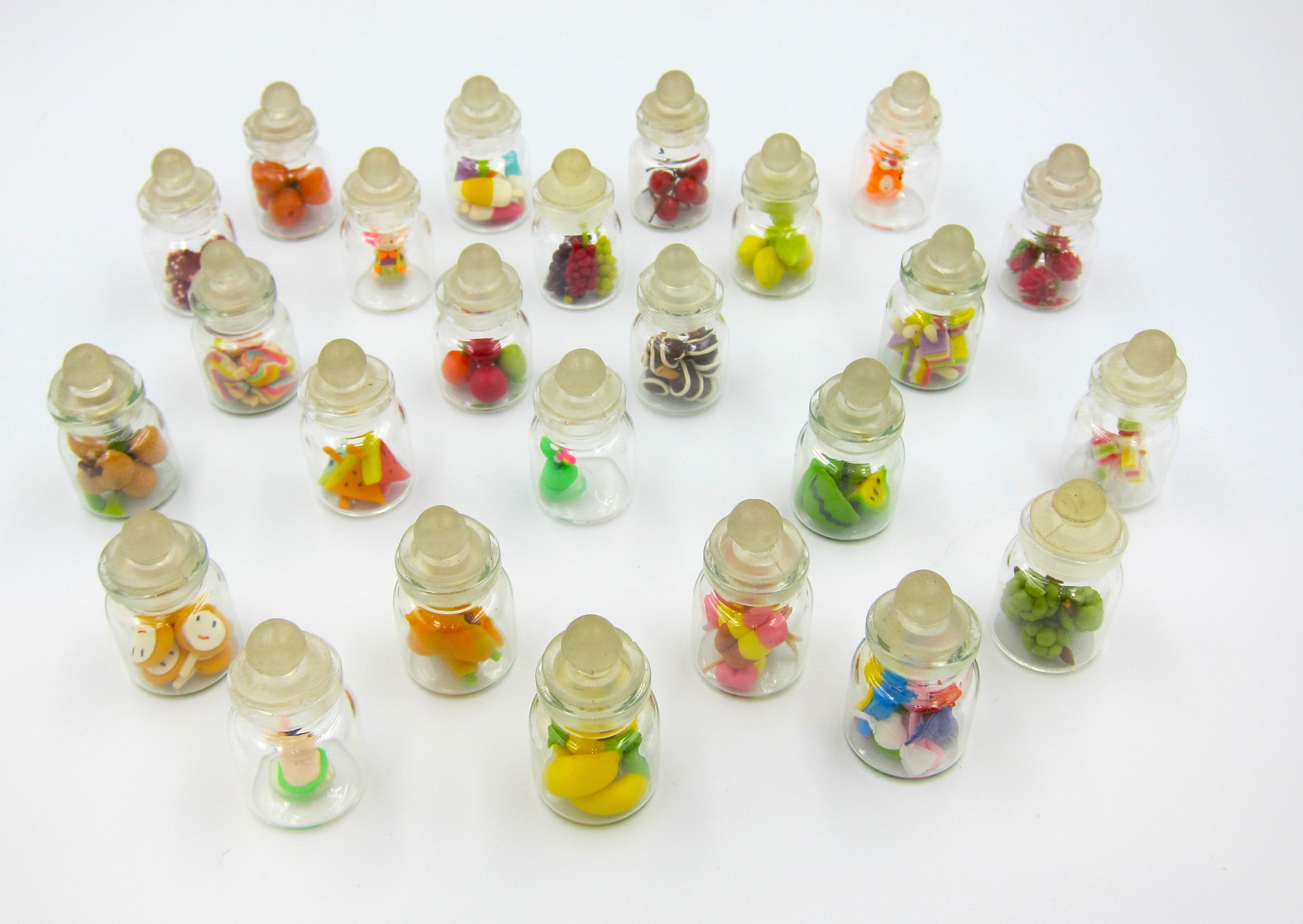 PAT1007 Sweetie Fruit Jars The Miniature House Pat1007 sweetie fruit jars the miniature house