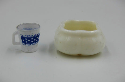 Ceramic Basin And Cup PAT1026