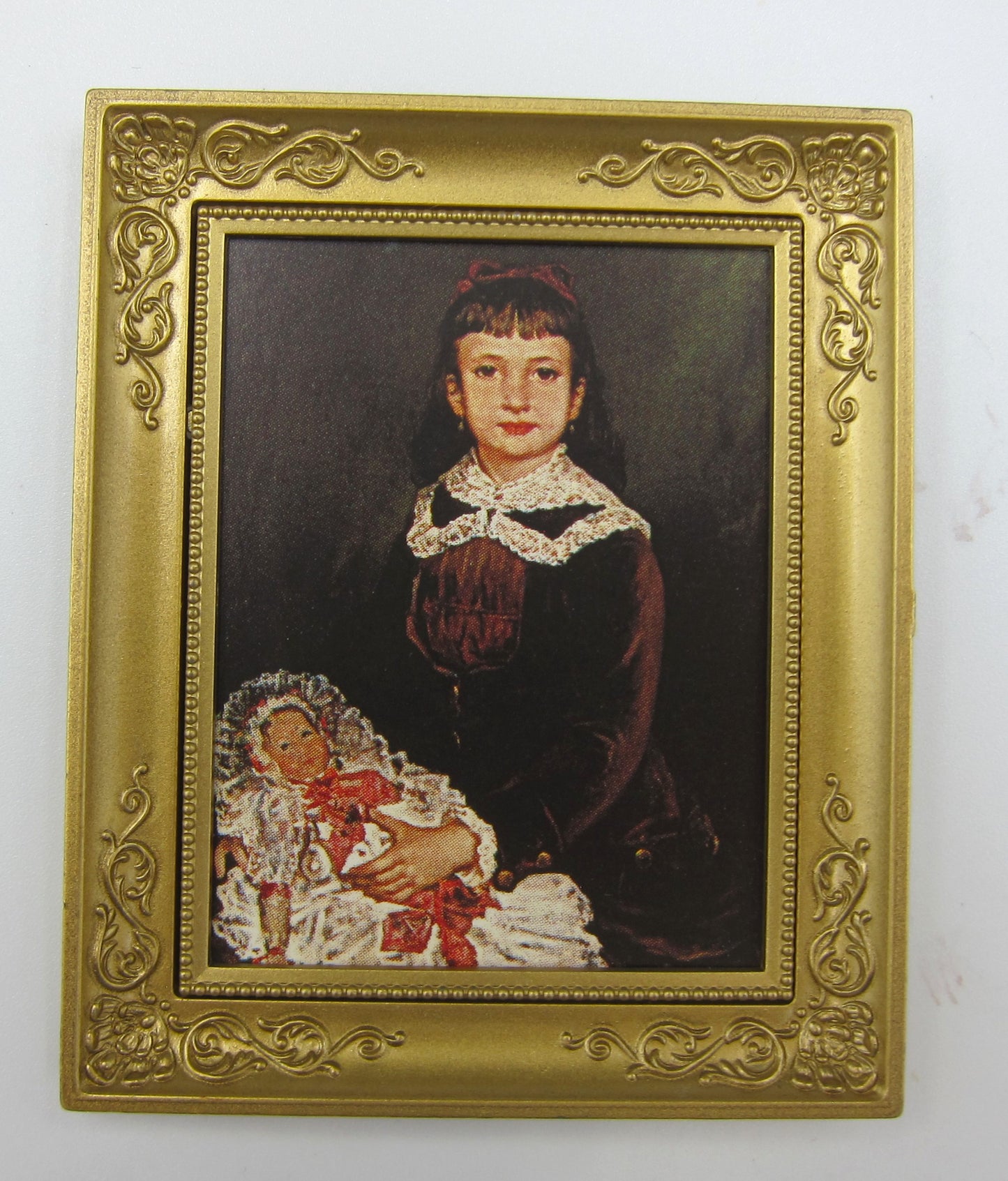 Portrait of a Little Girl with her Doll PAT1057