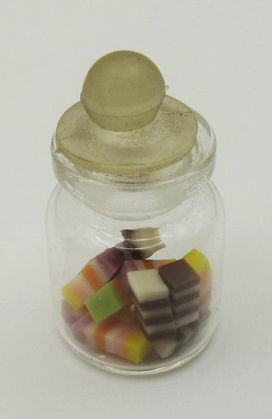 Jar of Stripped Sweets PAT1198