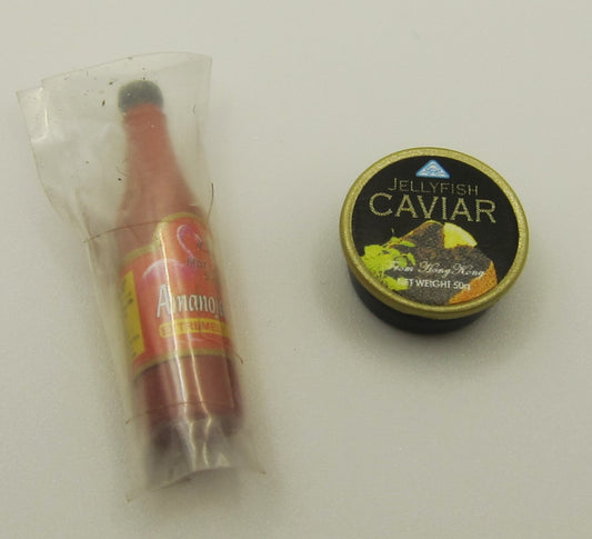 Jellyfish Caviar & Bottle of Hot Sauce PAT1199