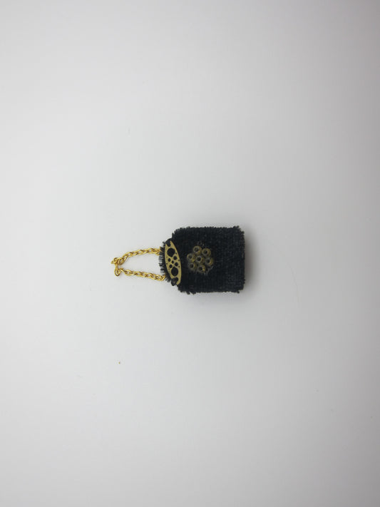 Black Fluffy Bag PAT1504