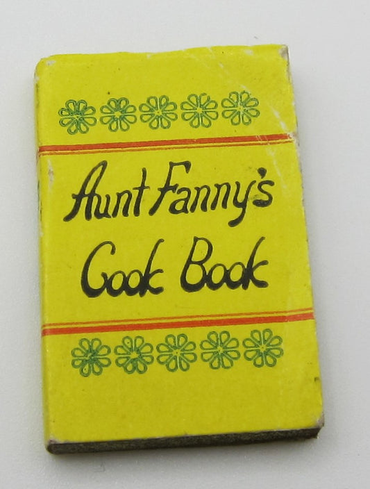 Aunt Fanny's Cook Book PAT1627