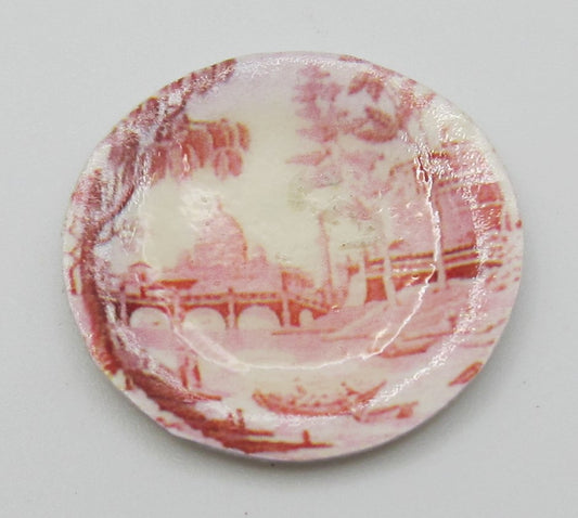 Pink Decorative Plate PAT1678