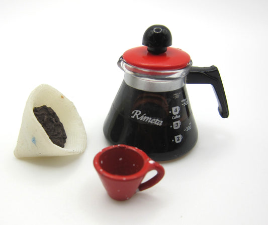 Coffee Pot, Filter and Espresso Cup PAT1845