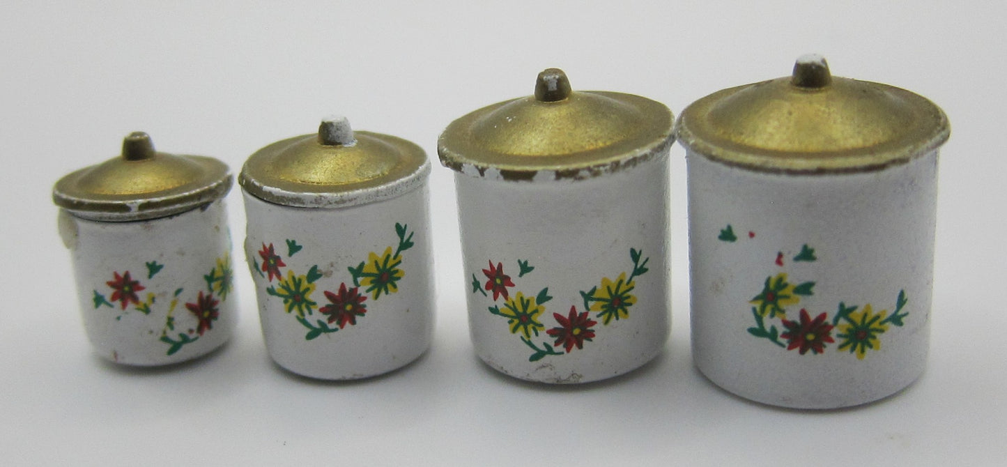 Four White Canisters PAT1888