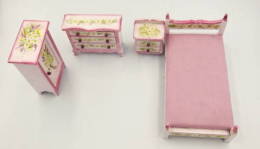 PAT947 Pink Bedroom Set