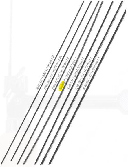 Jewelers Saw Blade - 48 Teeth ZON479