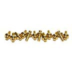 Brass Knobs, Half Scale, AZS3100