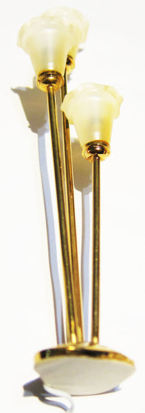 Brass 3 Arm Standard Lamp PAT458