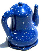 Blue Speckled Coffee Pot IM65069