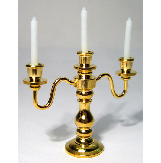 3-Arm Brass Candelabra IM66105