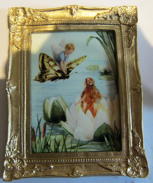 Fairy & Butterfly Framed Picture PAT389