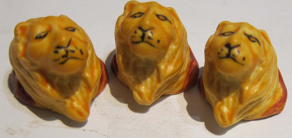 3 Lion Trophy Heads PAT269